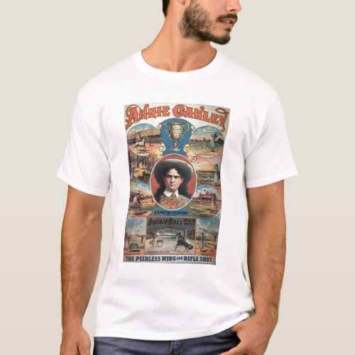 Poster advertising Annie Oakley featuring in Buffa T_Shirt