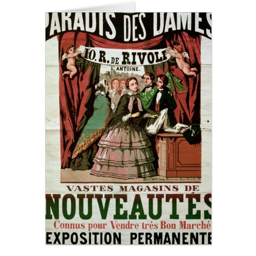 Poster advertising Au Paradis des Dames