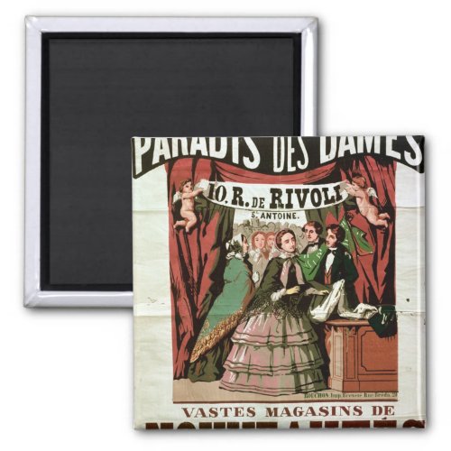 Poster advertising Au Paradis des Dames Magnet