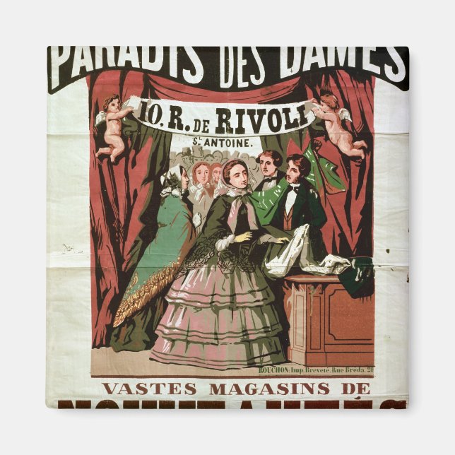 Poster advertising 'Au Paradis des Dames' Magnet (Front)