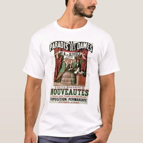 Poster advertising Au Paradis des Dames T_Shirt