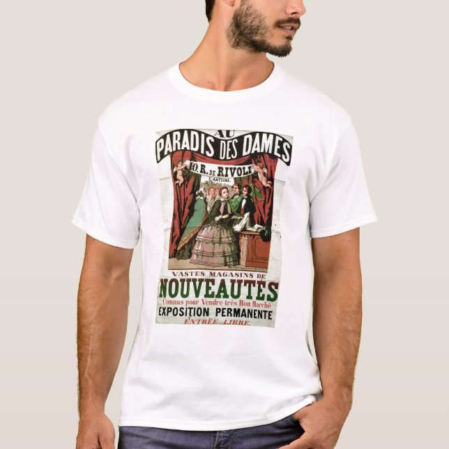 Poster advertising 'Au Paradis des Dames' T-Shirt (Front)