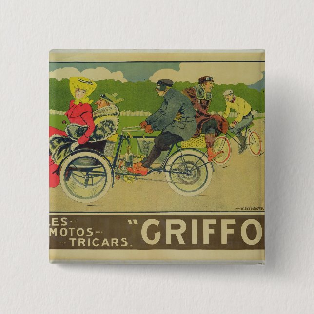 Poster advertising button (Front)