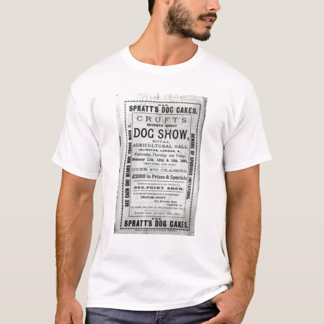 Poster advertising Cruft's Dog Show T-Shirt (Front)