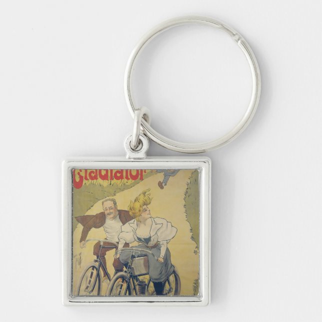 Poster advertising Gladiator bicycles Keychain (Front)