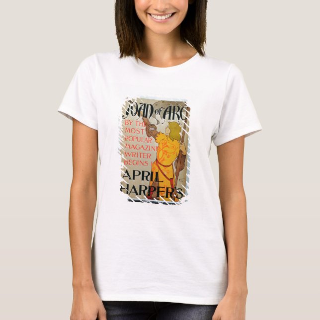 Poster advertising 'Joan of Arc' in April Harper's T-Shirt (Front)