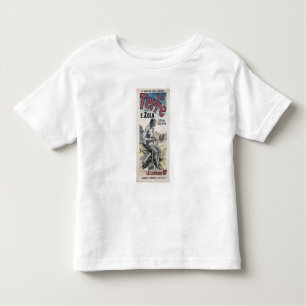 Poster advertising 'La Terre' by Emile Zola, 1889 Toddler T-shirt