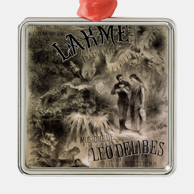 Poster advertising 'Lakme' Metal Ornament (Front)