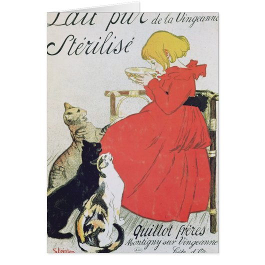 Poster advertising Pure Sterilised Milk (Front)