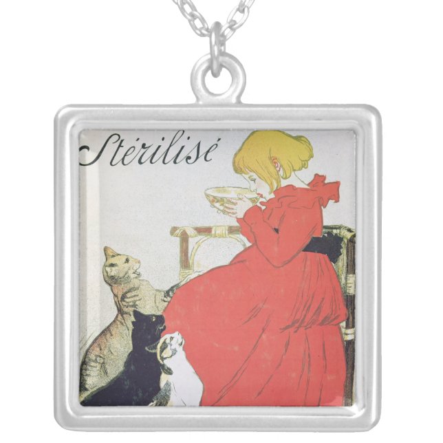 Poster advertising Pure Sterilised Milk Silver Plated Necklace (Front)