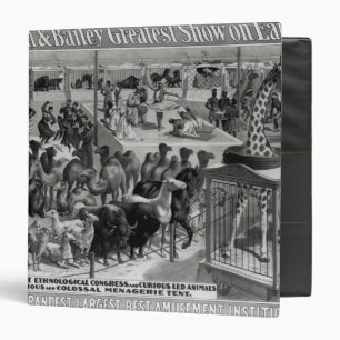 Poster advertising, 'The Barnum and Bailey 3 Ring Binder