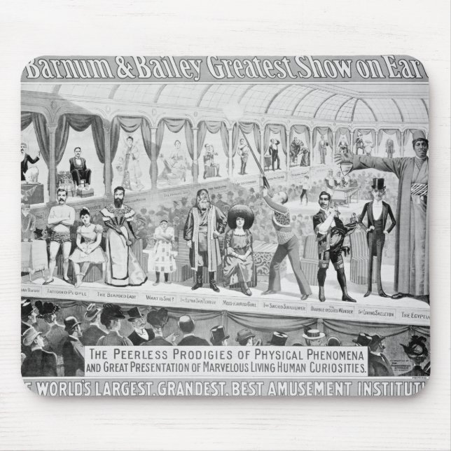 Poster advertising, 'The Barnum and Bailey Mouse Pad (Front)