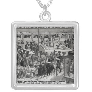 Poster advertising, 'The Barnum and Bailey Silver Plated Necklace