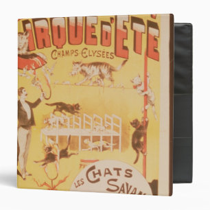 Poster advertising the Cirque d'Ete in the 3 Ring Binder