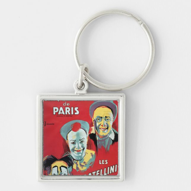 Poster advertising the 'Cirque d'Hiver de Paris' Keychain (Front)