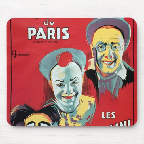 Poster advertising the Cirque dHiver de Paris Mouse Pad