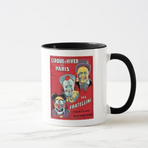 Poster advertising the Cirque dHiver de Paris Mug