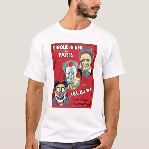 Poster advertising the Cirque dHiver de Paris T_Shirt