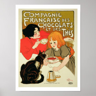 Poster Advertising the French Company of Chocolate