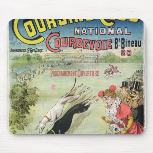 Poster advertising the opening of Coursing Mouse Pad