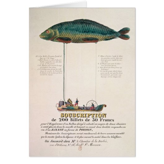 Poster advertising the subscription (Front)