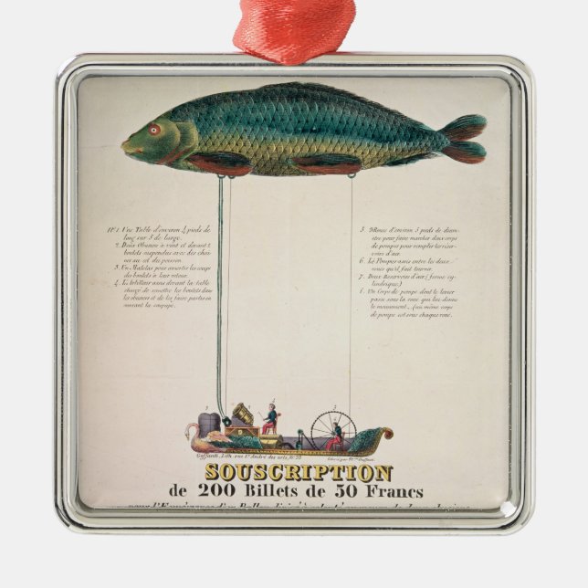 Poster advertising the subscription metal ornament (Front)