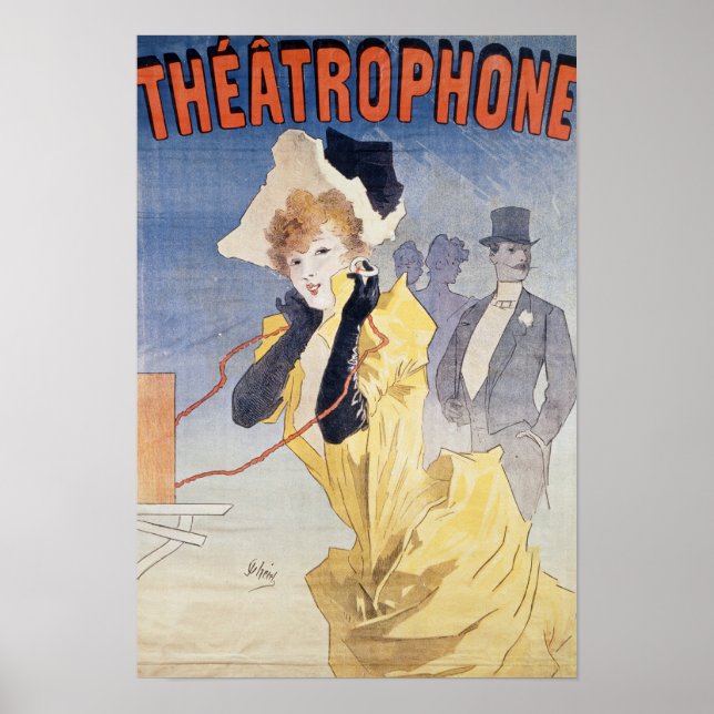Poster Advertising the 'Theatrophone' (Front)