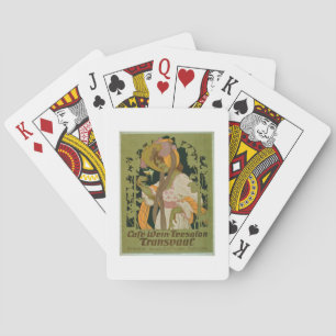 Poster advertising 'Transvaal' a Coffee, Wine and Poker Cards