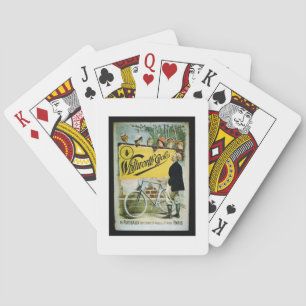 Poster advertising 'Whitworth Cycles', Paris (colo Poker Cards