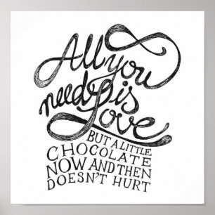 Poster - All You Need is Love and Chocolate