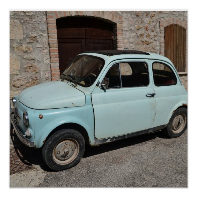 Poster Alter Fiat 500 - Photography (Front)