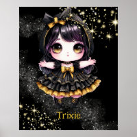 POSTER | Anime Girls Goth Cute Custom Kawaii