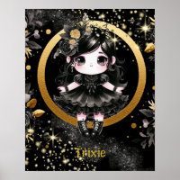 POSTER | Anime Girls Goth Cute Custom Kawaii