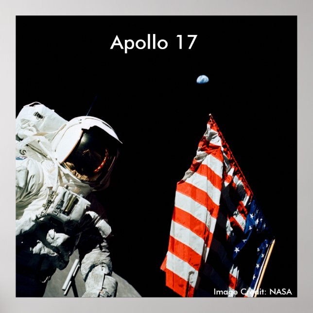 Poster / Apollo 17 / Last Apollo Landing on Moon (Front)