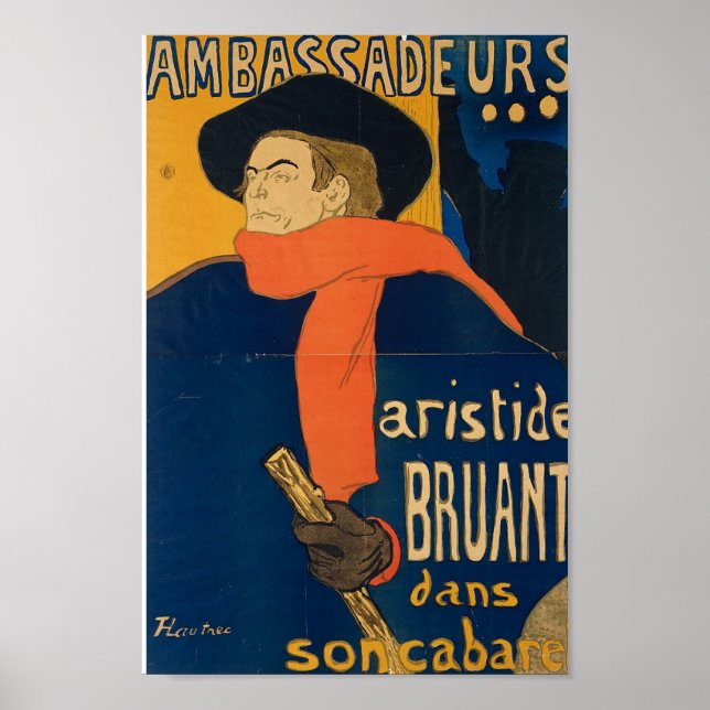 poster aristide Bruant (Front)