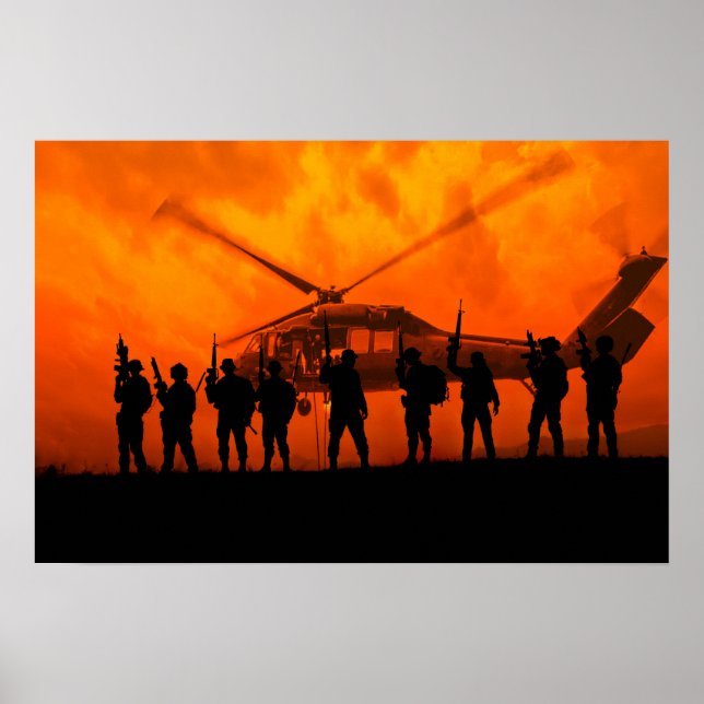 Poster Art Military Action Scene (Front)