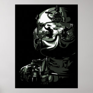 Poster Art Military Soldier