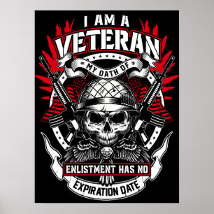 Poster Art Military Veteran