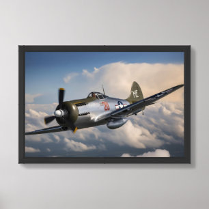 Poster Art Military Vintage War Plane