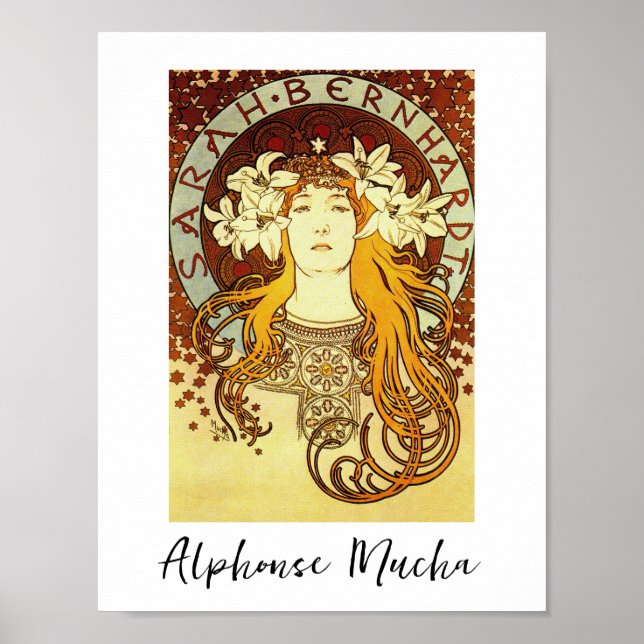 Poster - Art Nouveau 'Sarah Bernardt' (Front)