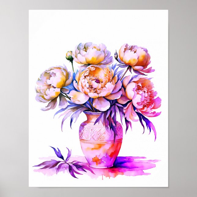 poster art print flowers (Front)
