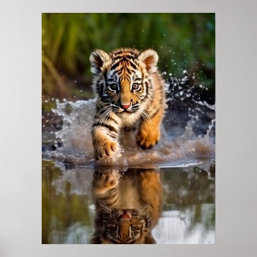 Poster Art Tiger Cub