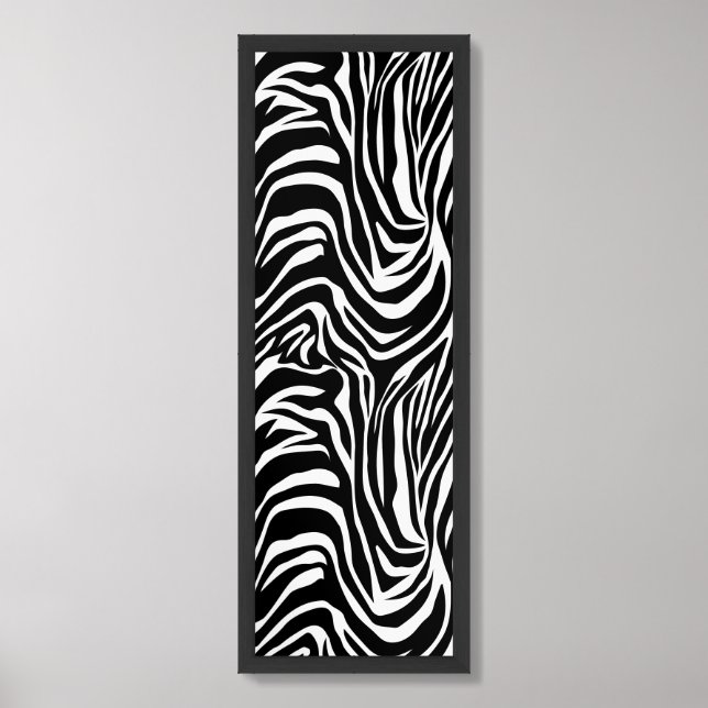 Poster Art Zebra Print (Framed Front)