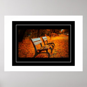 Poster-Autumn Fall Scene Poster