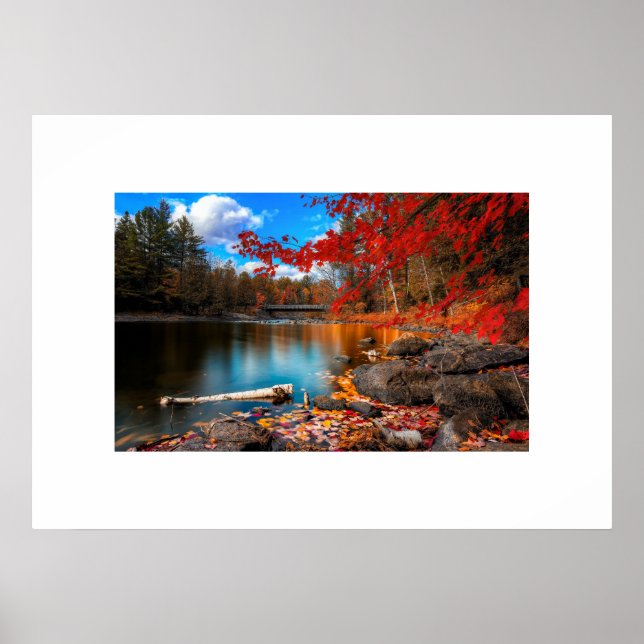 Poster-Autumn Fall Scene Poster (Front)