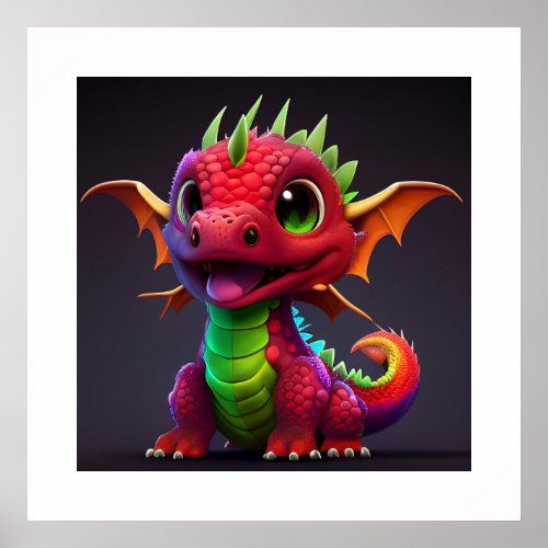 Poster Baby Dragon