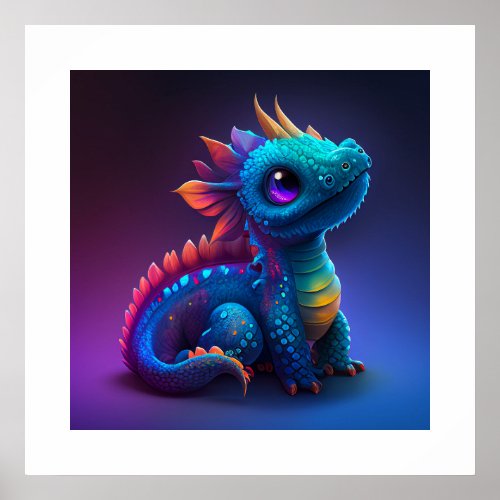 Poster Baby Dragon