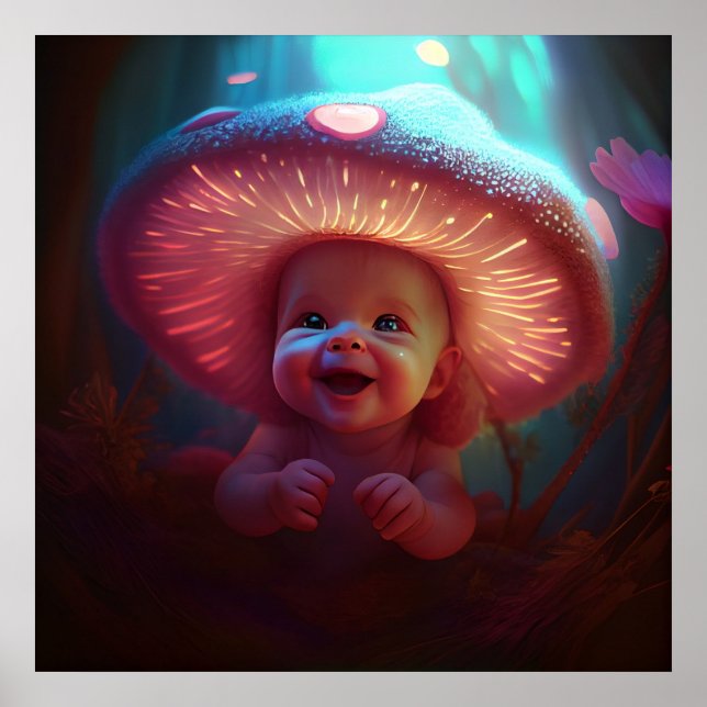 Poster baby smiling (Front)