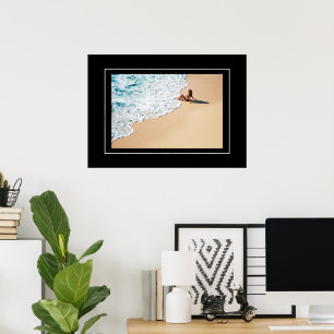 Poster Beach Scene