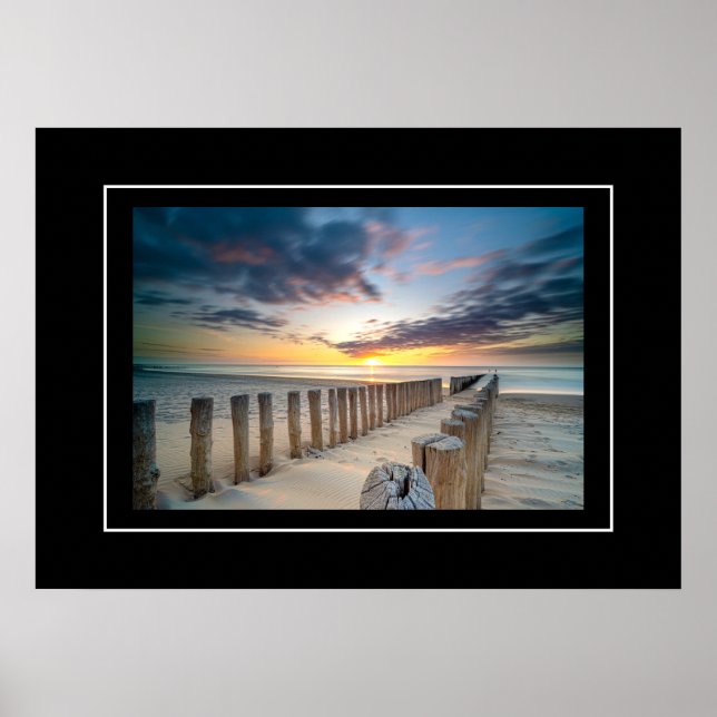 Poster Beach Scene (Front)